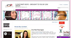 Desktop Screenshot of ilovepantyboys.com
